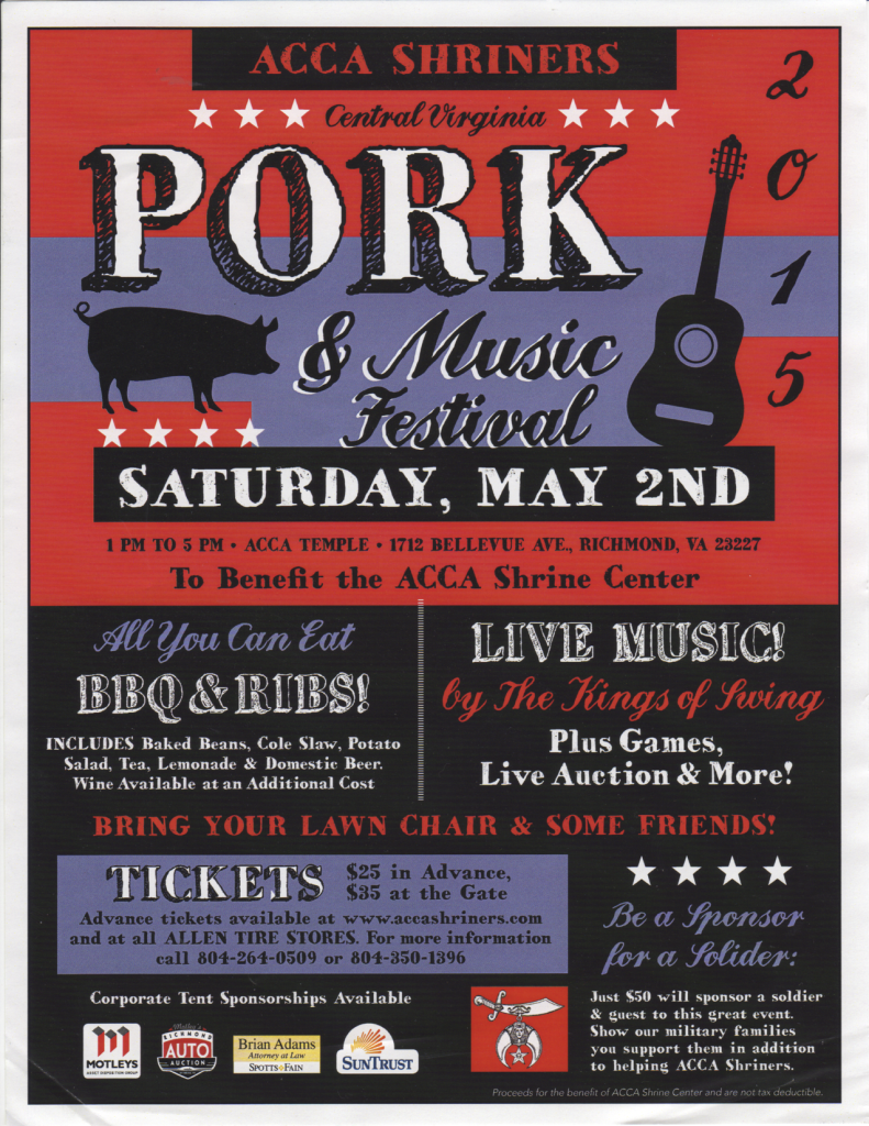 Pork Festival Flyer
